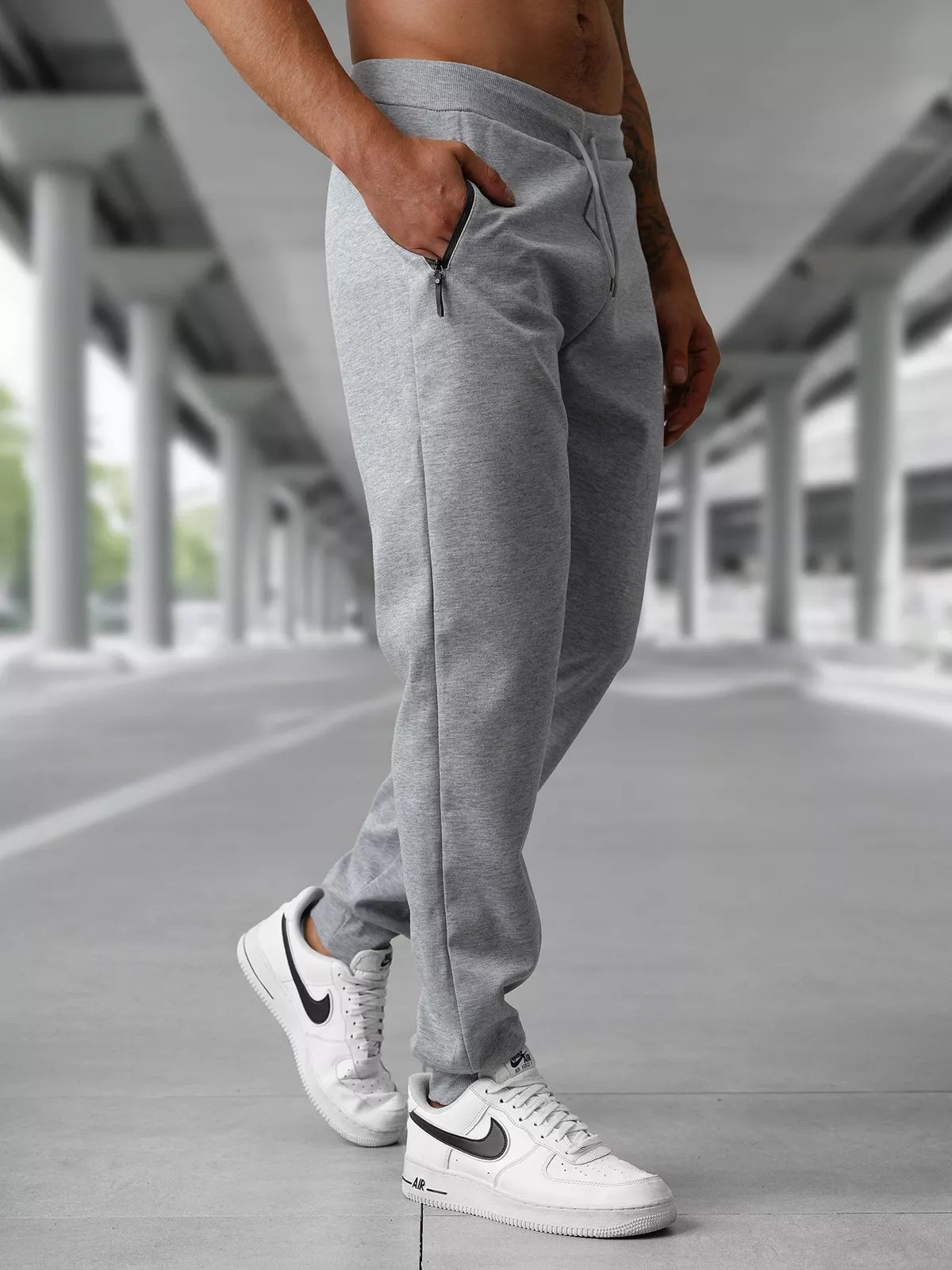 Men's gray pants Rene