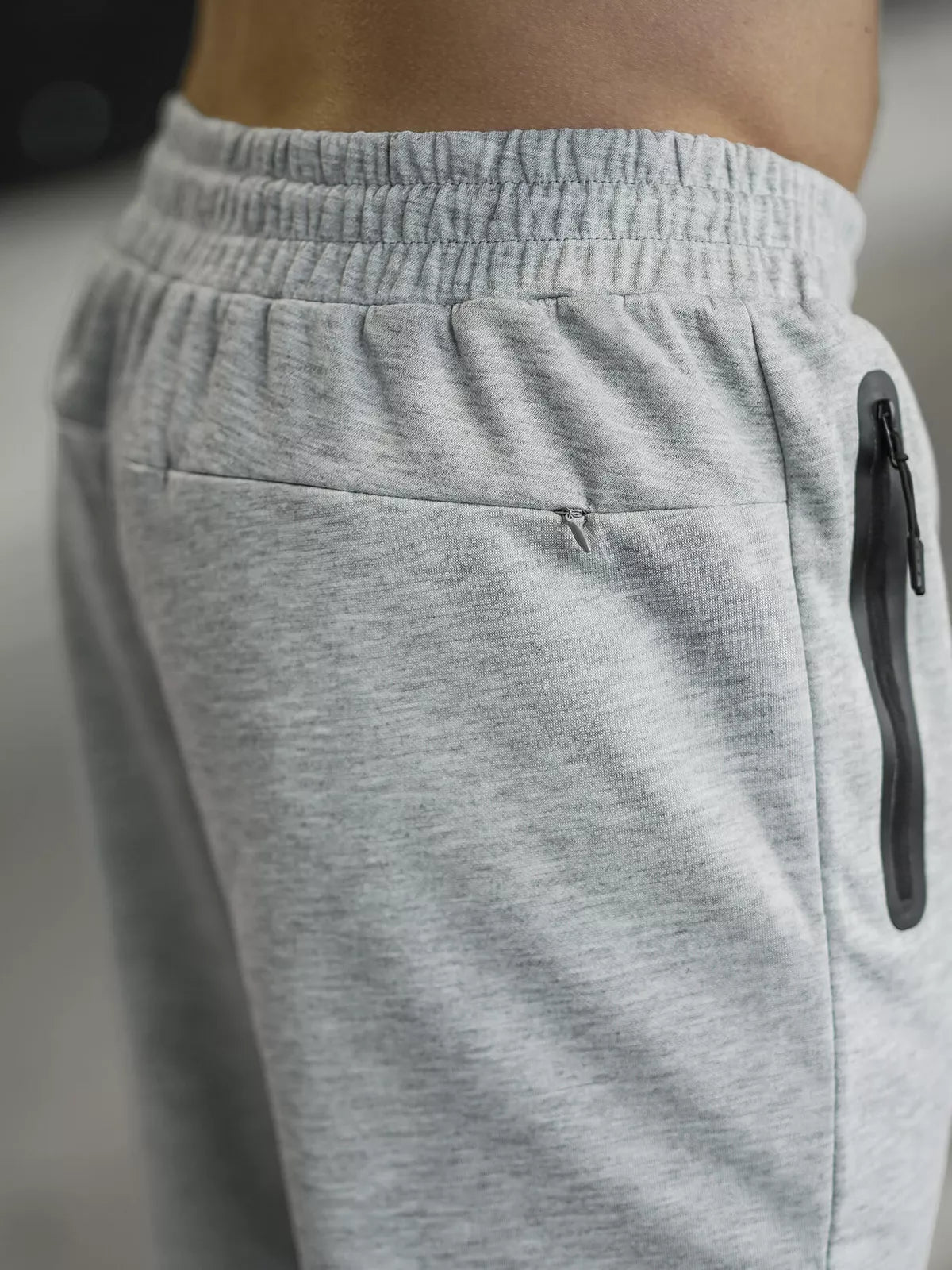 Men's light gray pants Run
