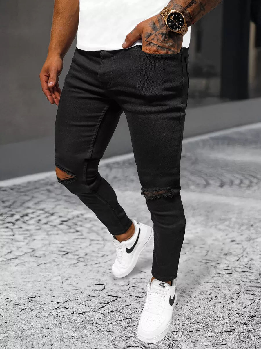 Men's black jeans Santos