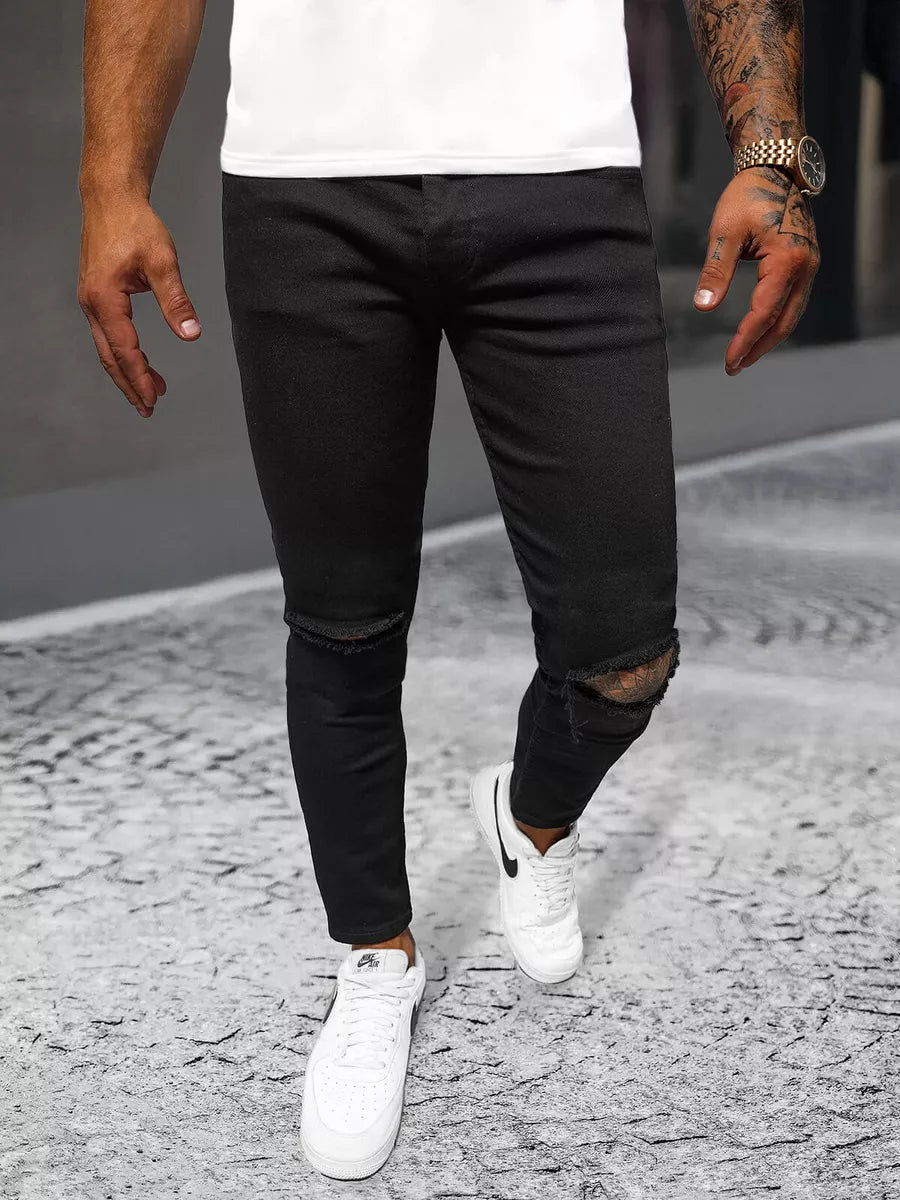 Men's black jeans Santos