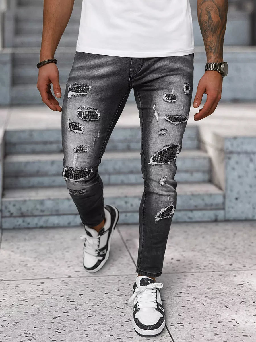 Men's black jeans Monte