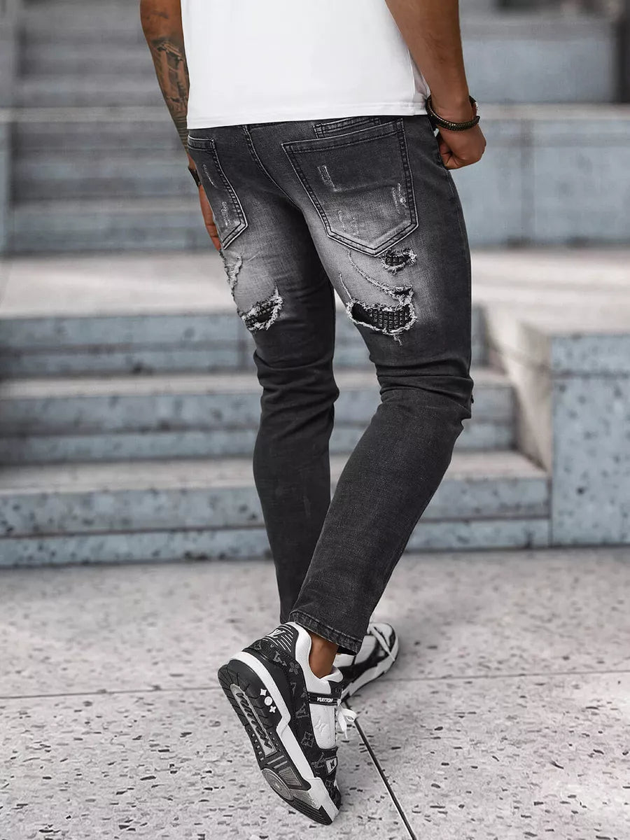 Men's black jeans Monte
