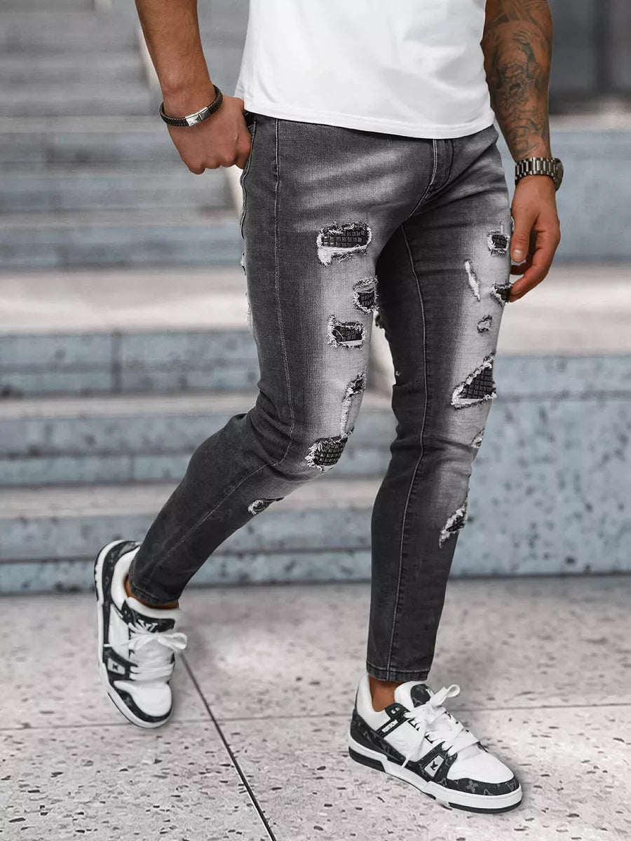 Men's black jeans Monte