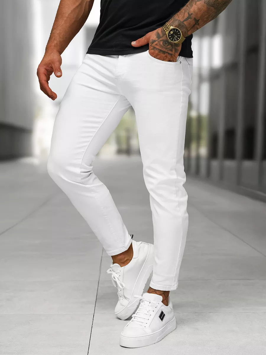 Men's white jeans Novak