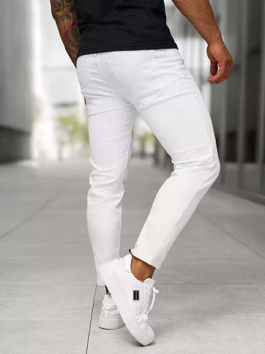 Men's white jeans Novak