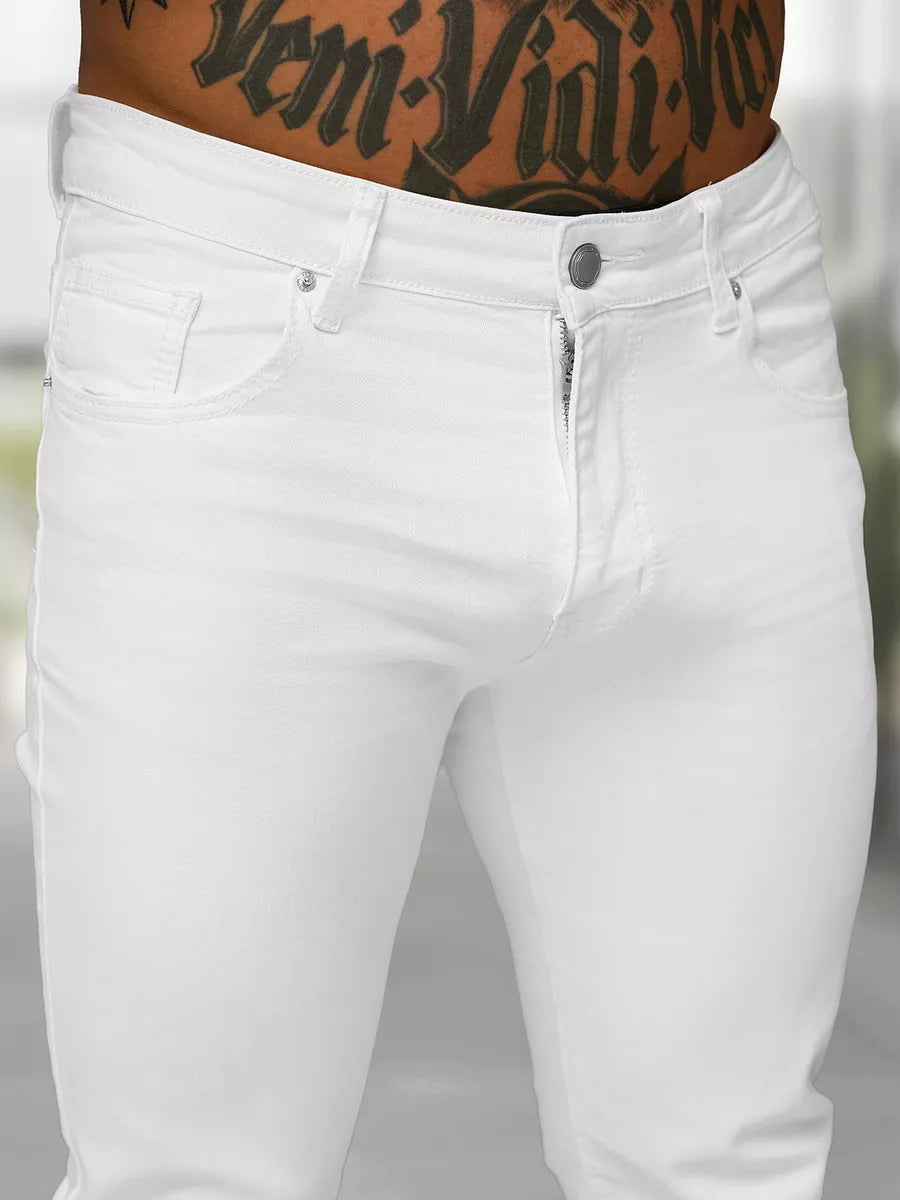 Men's white jeans Novak