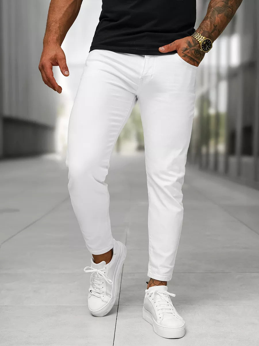 Men's white jeans Novak