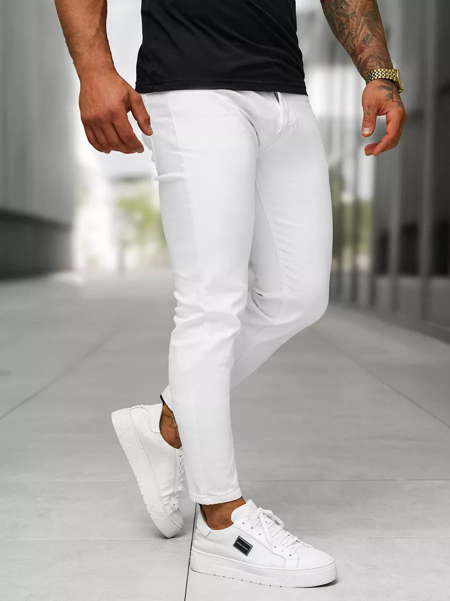 Men's white jeans Novak