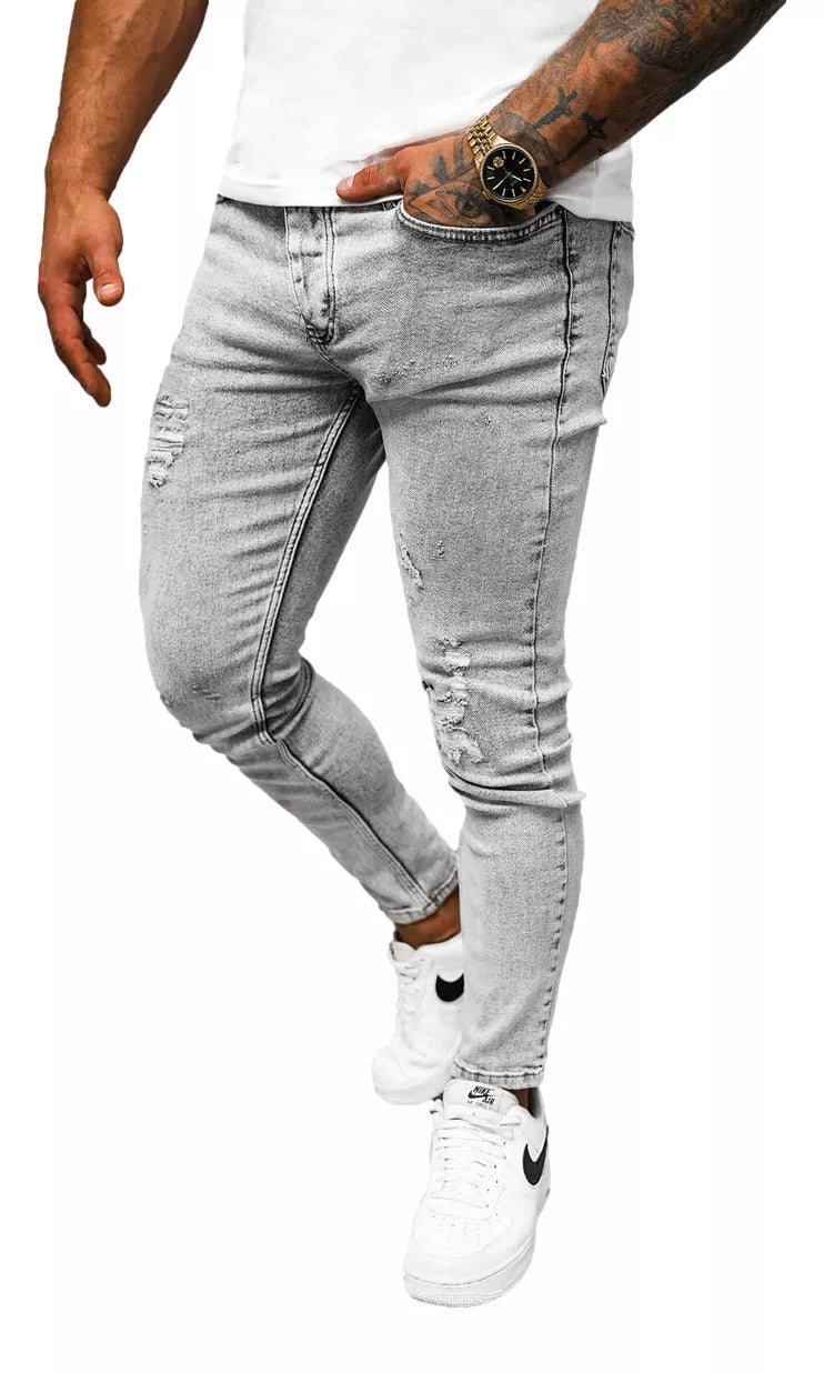 Men's gray jeans Lesin