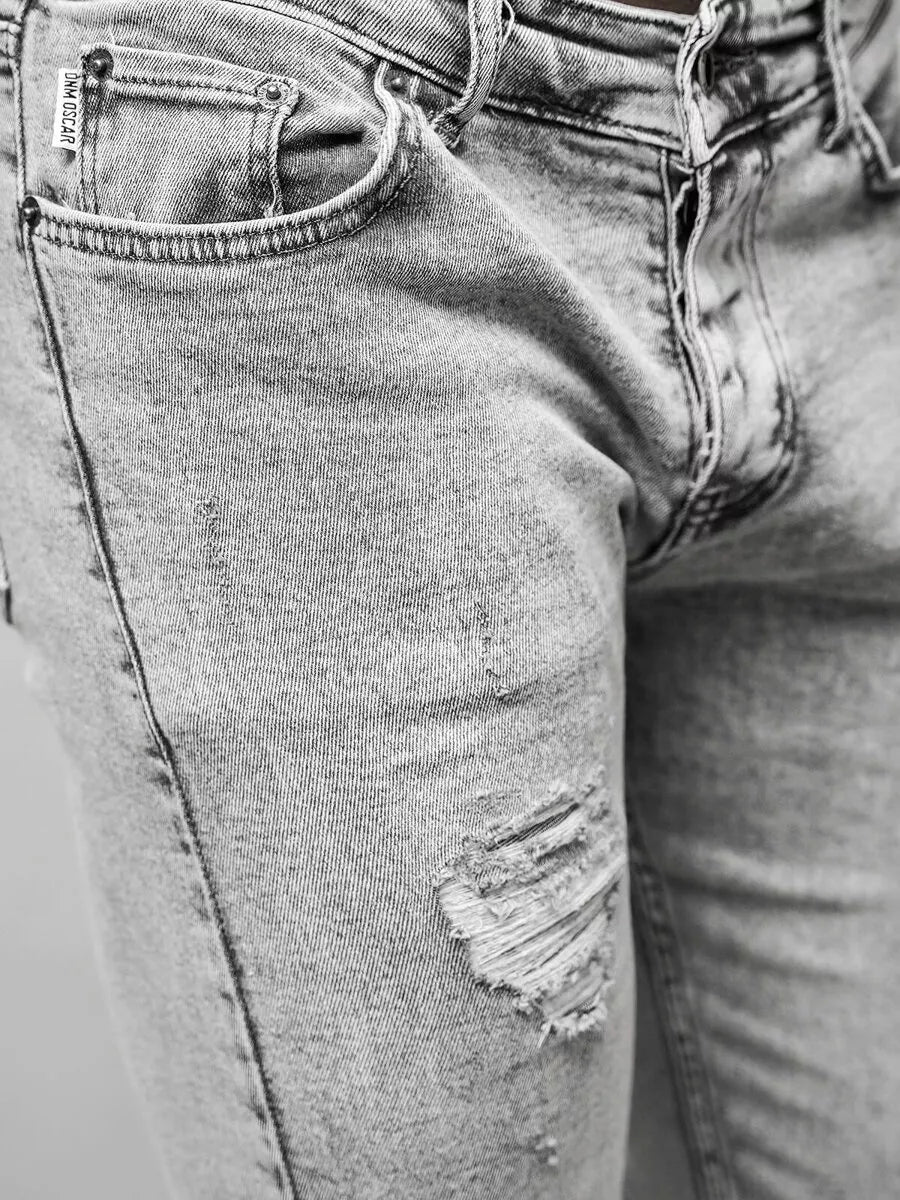 Men's gray jeans Lesin