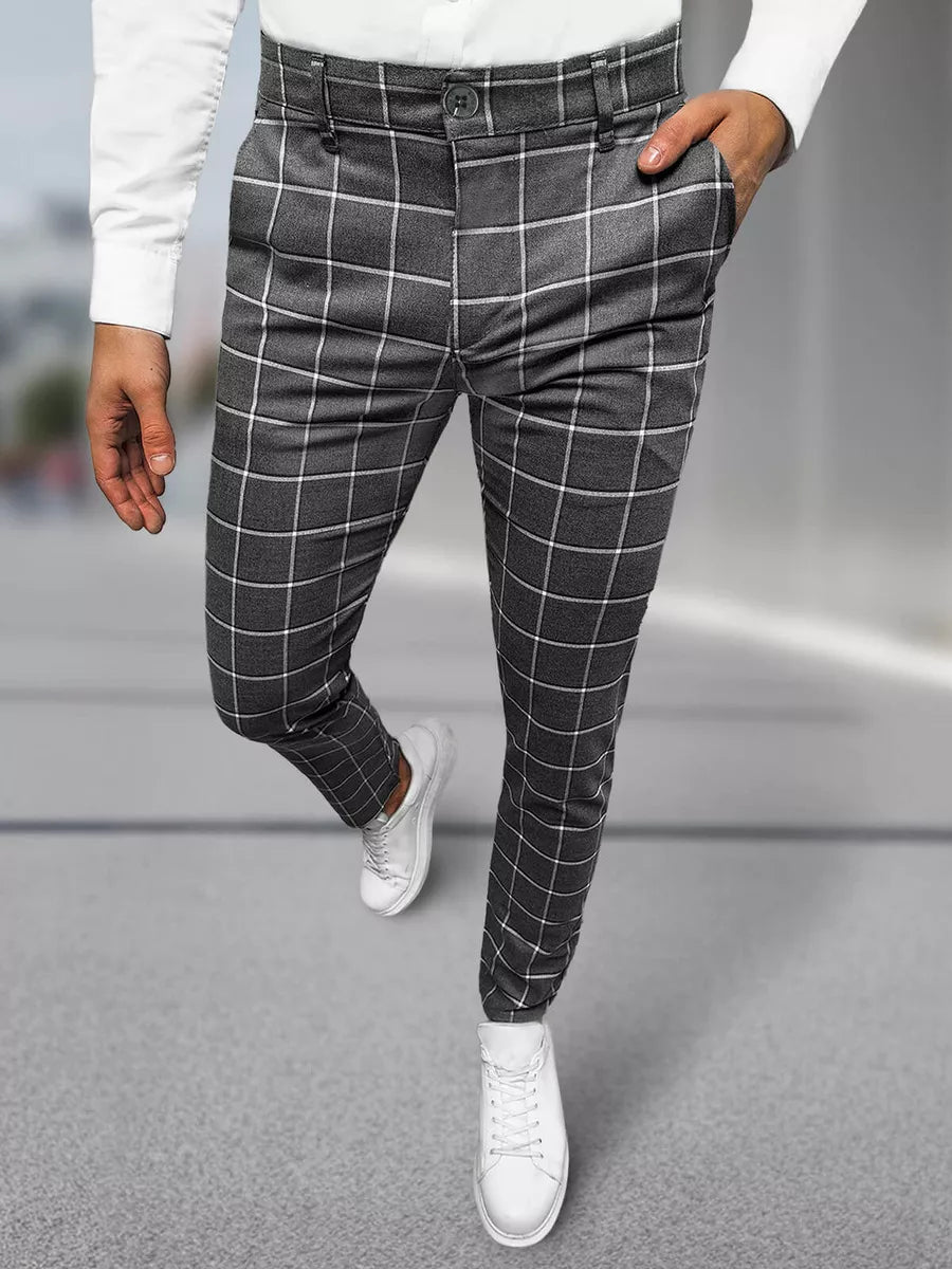 Dark gray classic trousers Voel 