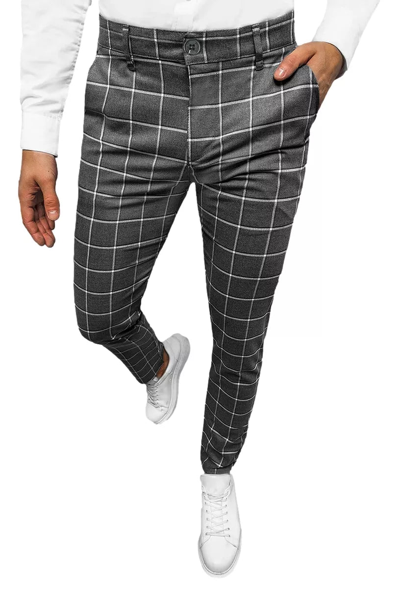 Dark gray classic trousers Voel 