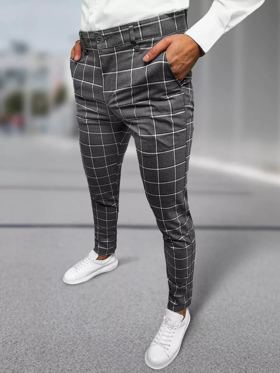 Dark gray classic trousers Voel 