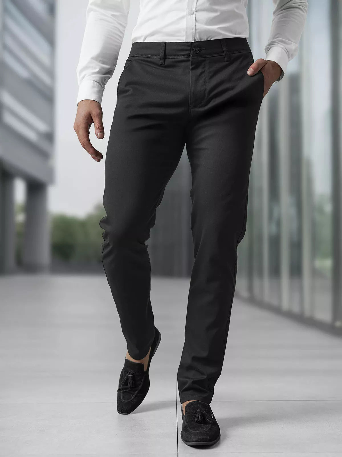 Men's black chino pants Reno