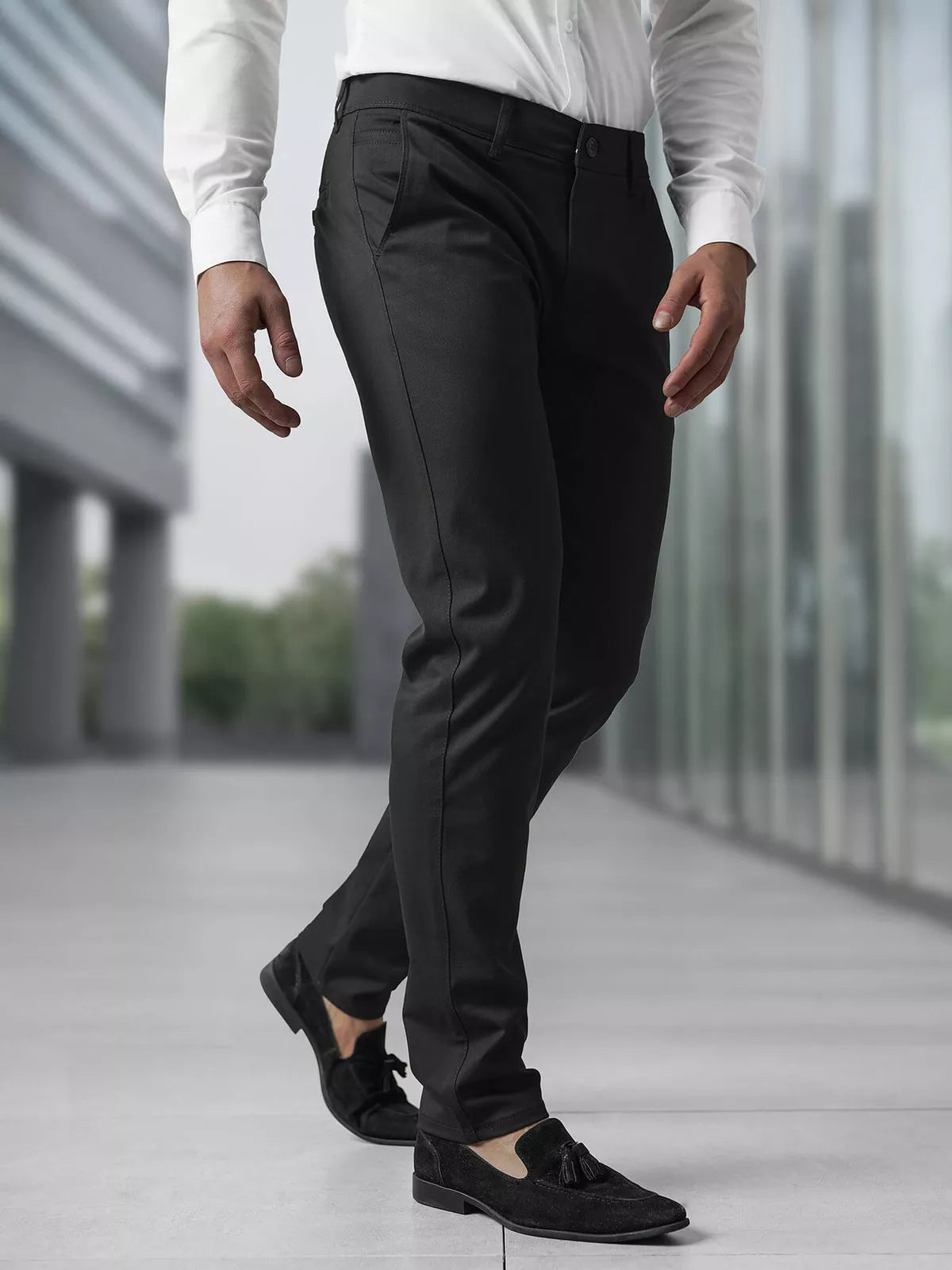 Men's black chino pants Reno