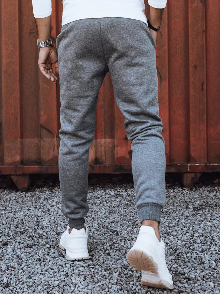 Men's dark gray casual pants Army