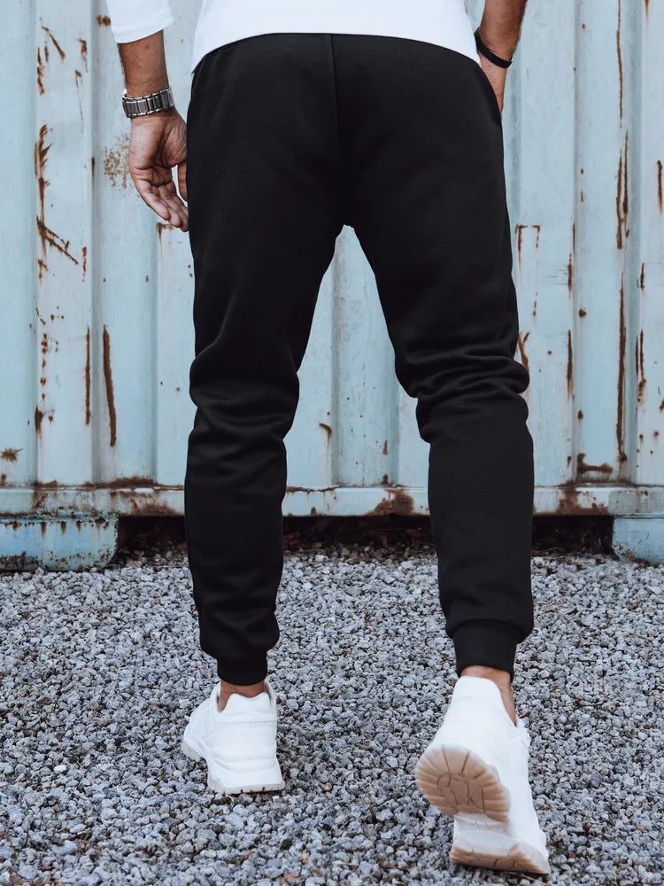 Men's black casual pants Army