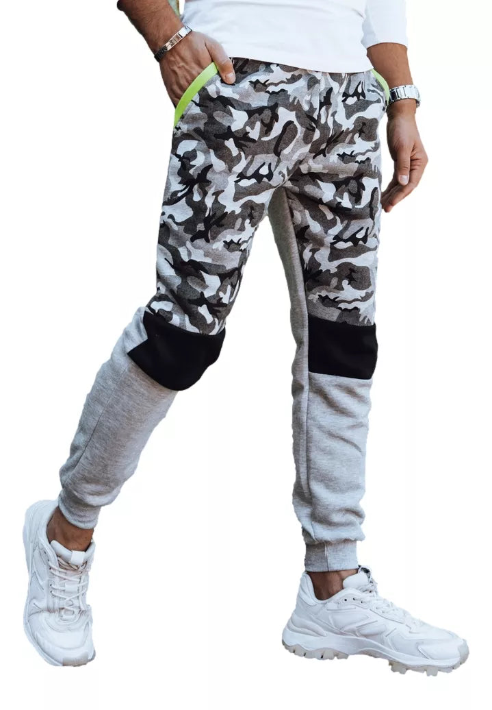 Men's light gray casual pants Army