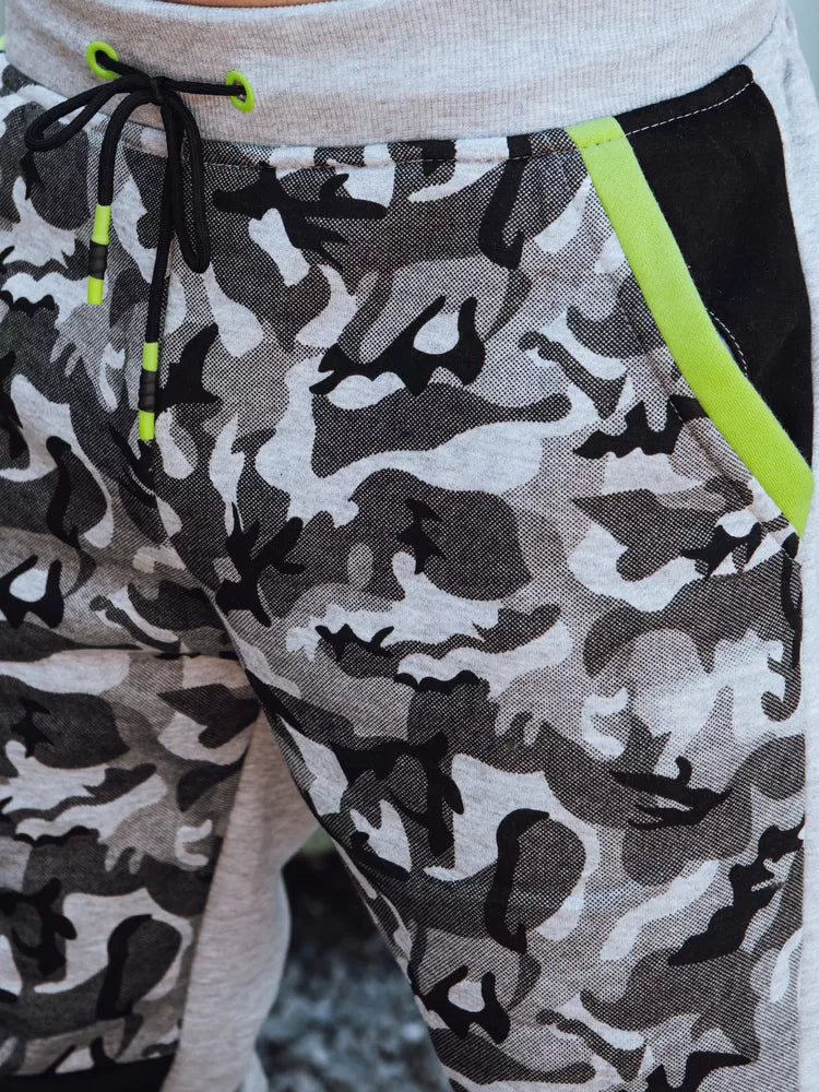 Men's light gray casual pants Army