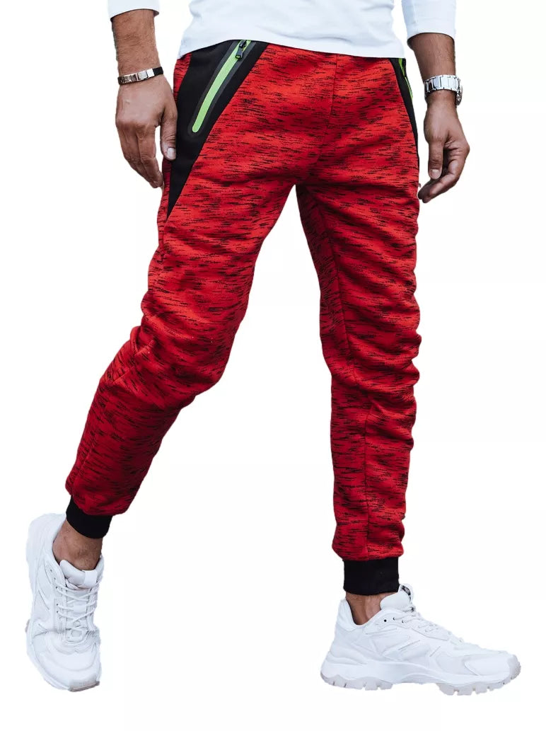 Men's red casual pants Klorun