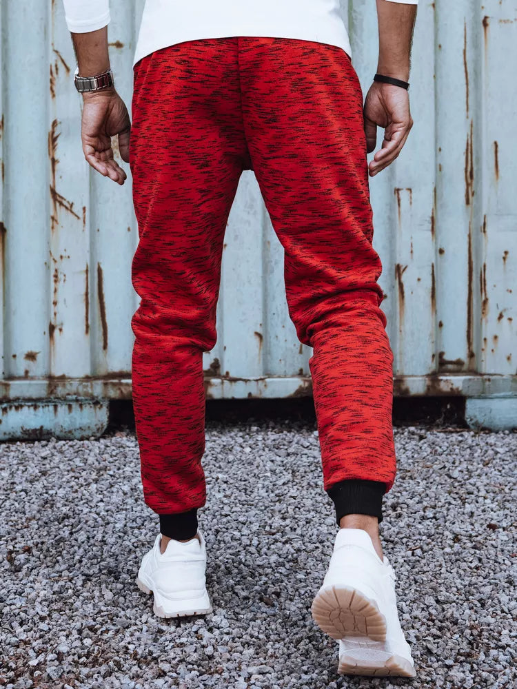 Men's red casual pants Klorun