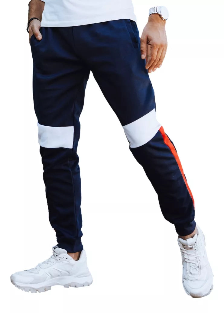 Men's dark blue casual pants Stron