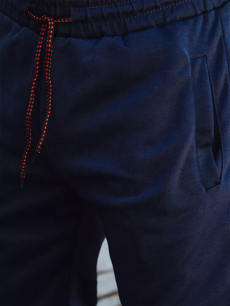 Men's dark blue casual pants Stron