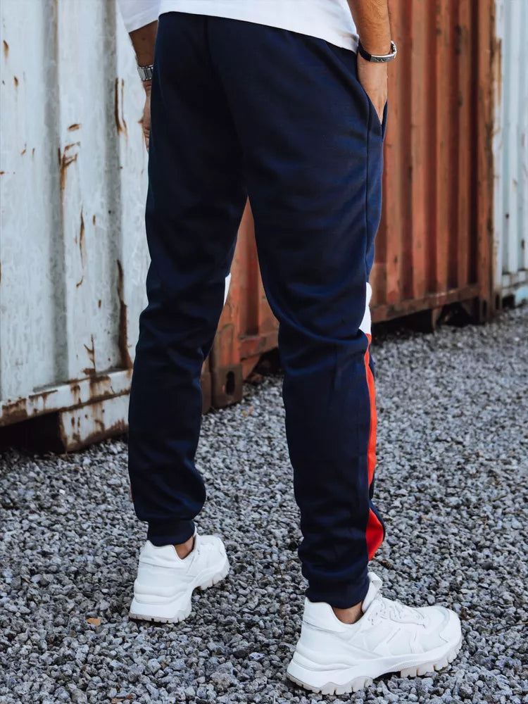 Men's dark blue casual pants Stron