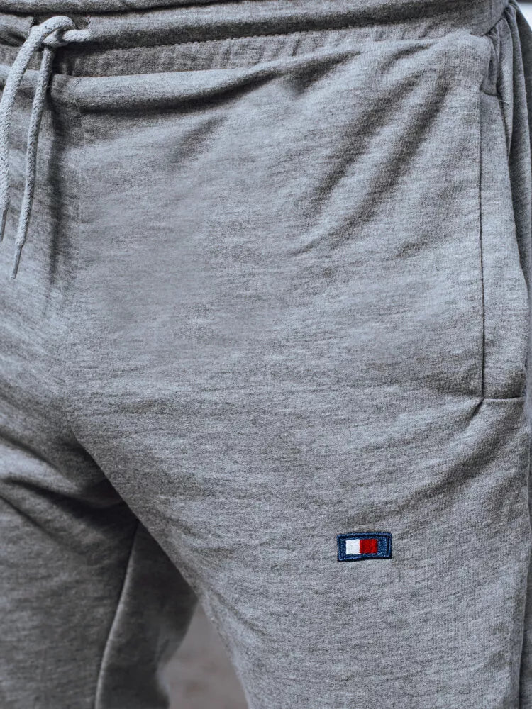 Men's light gray casual pants Denil