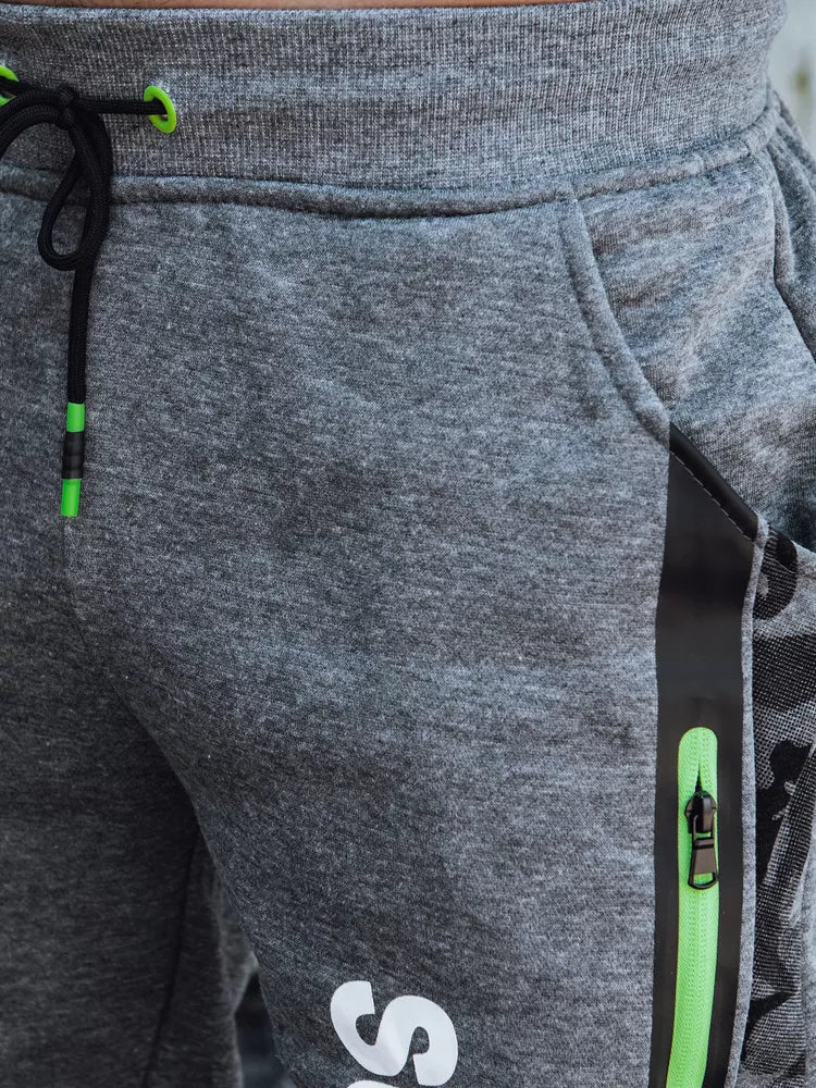 Men's dark gray casual pants Superhot