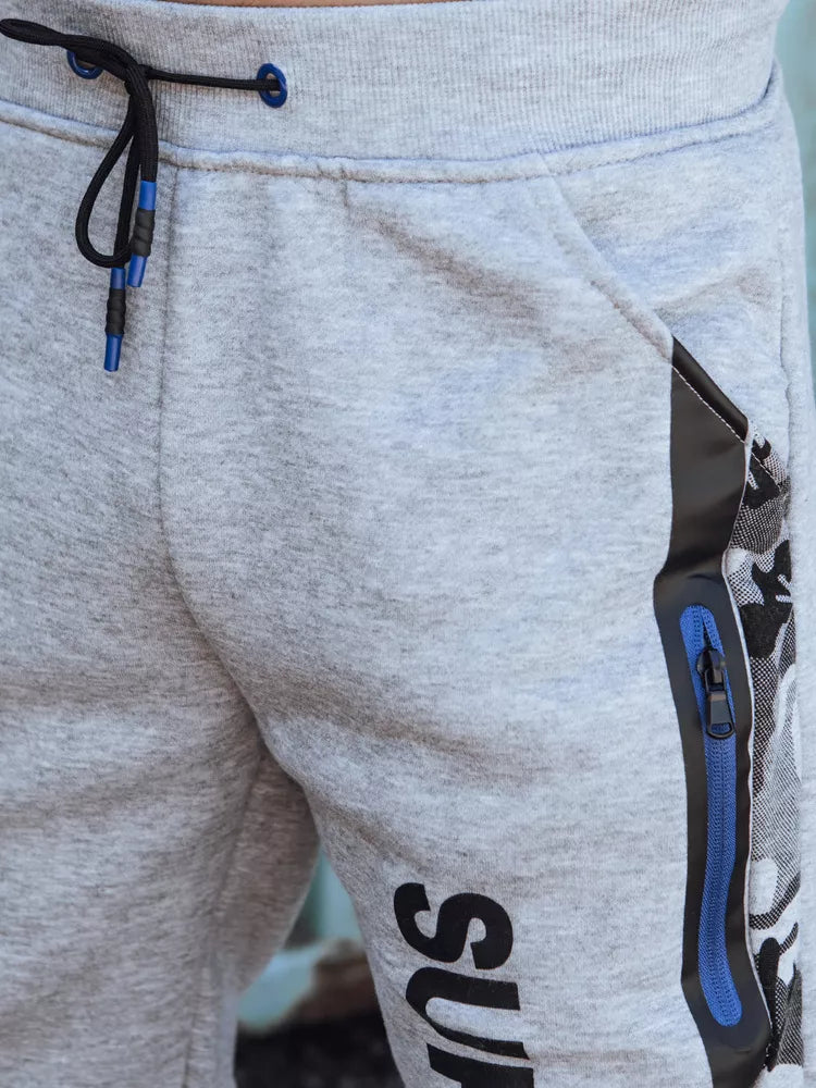 Men's light gray casual pants Superhot