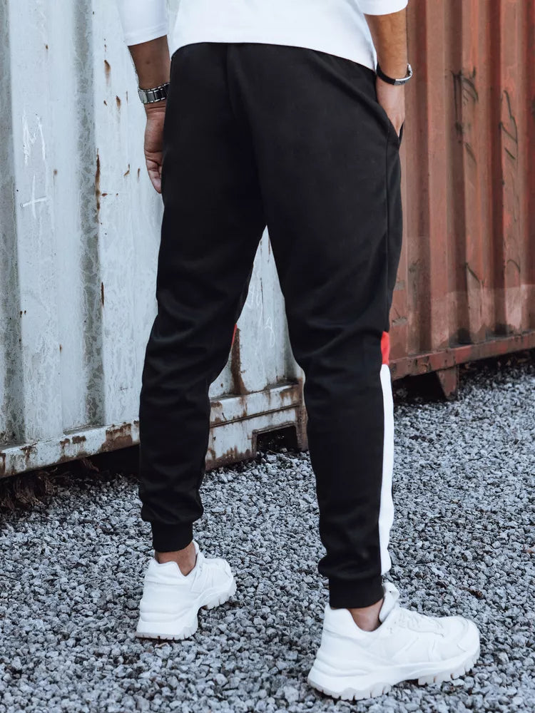 Men's black casual pants Edma