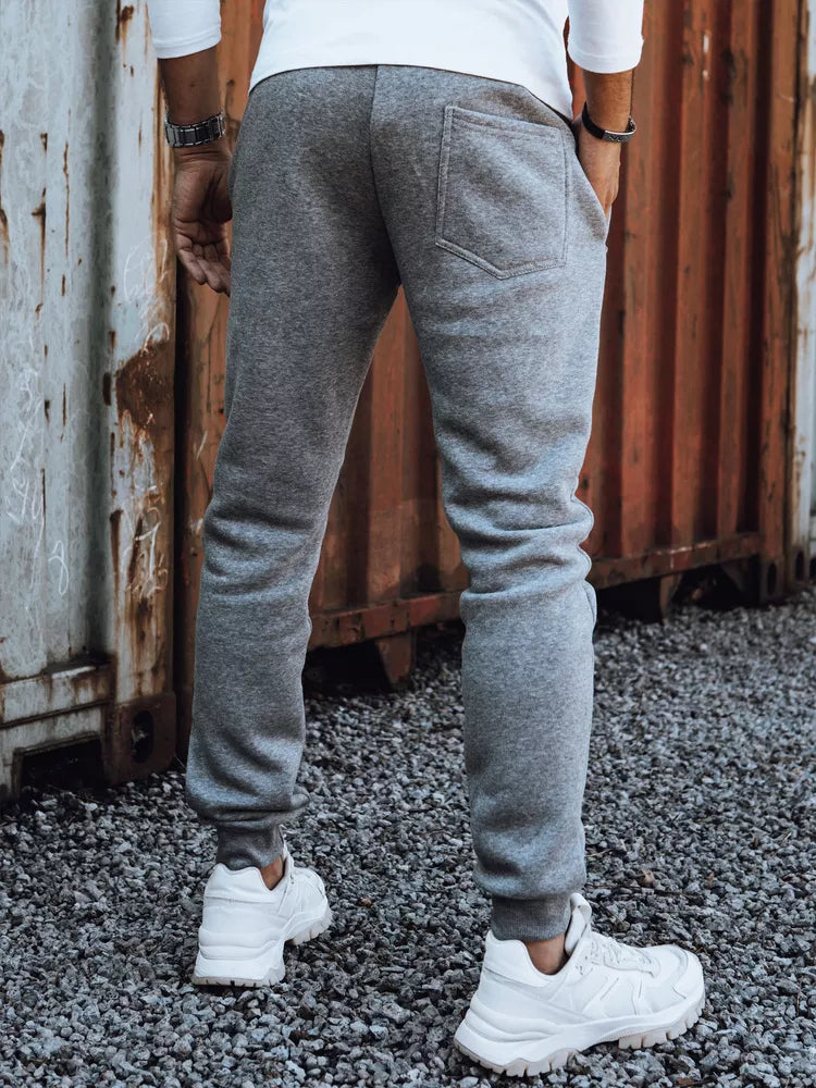Men's light gray casual pants Anti