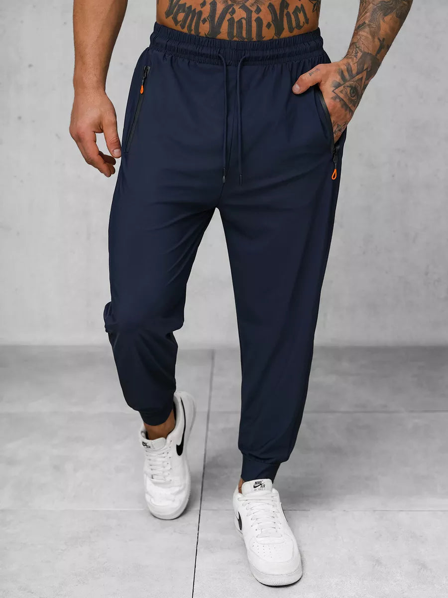 Men's dark blue casual pants Arben