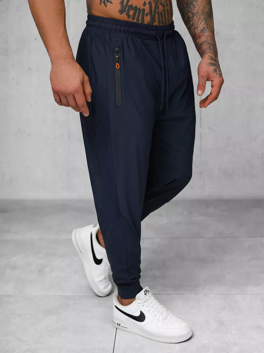 Men's dark blue casual pants Arben