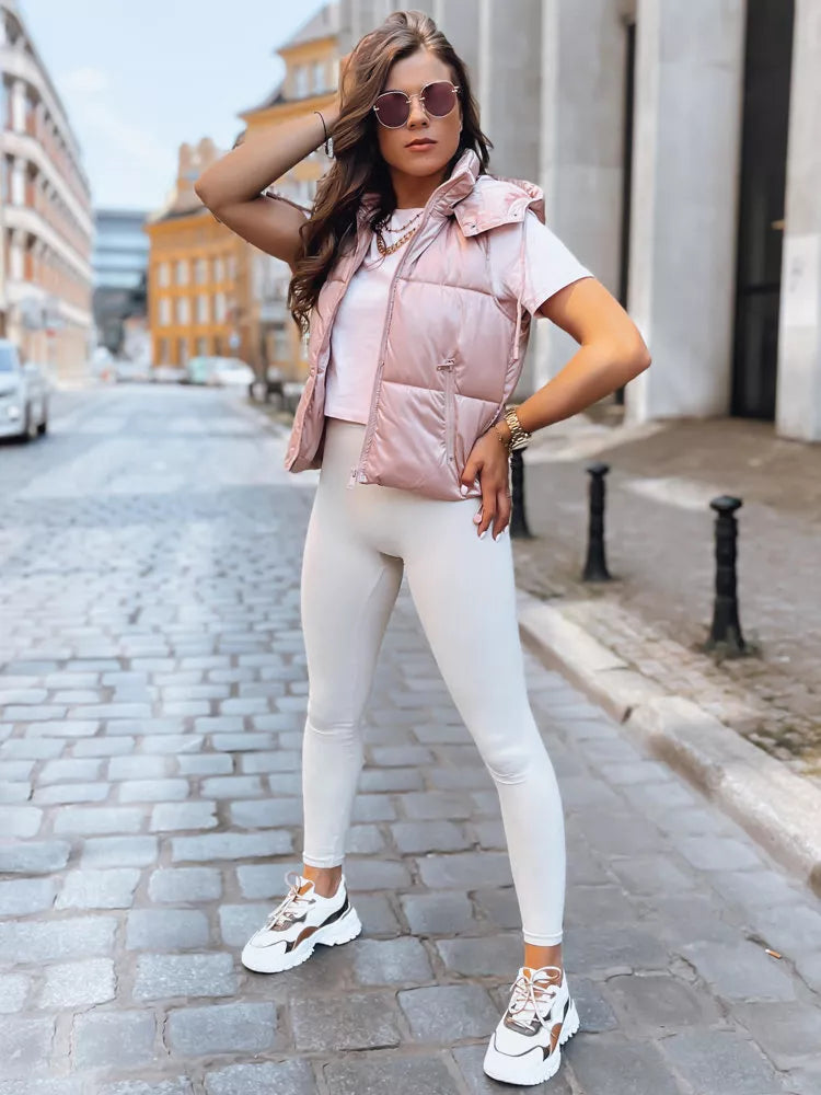 Pink shiny vest Osin