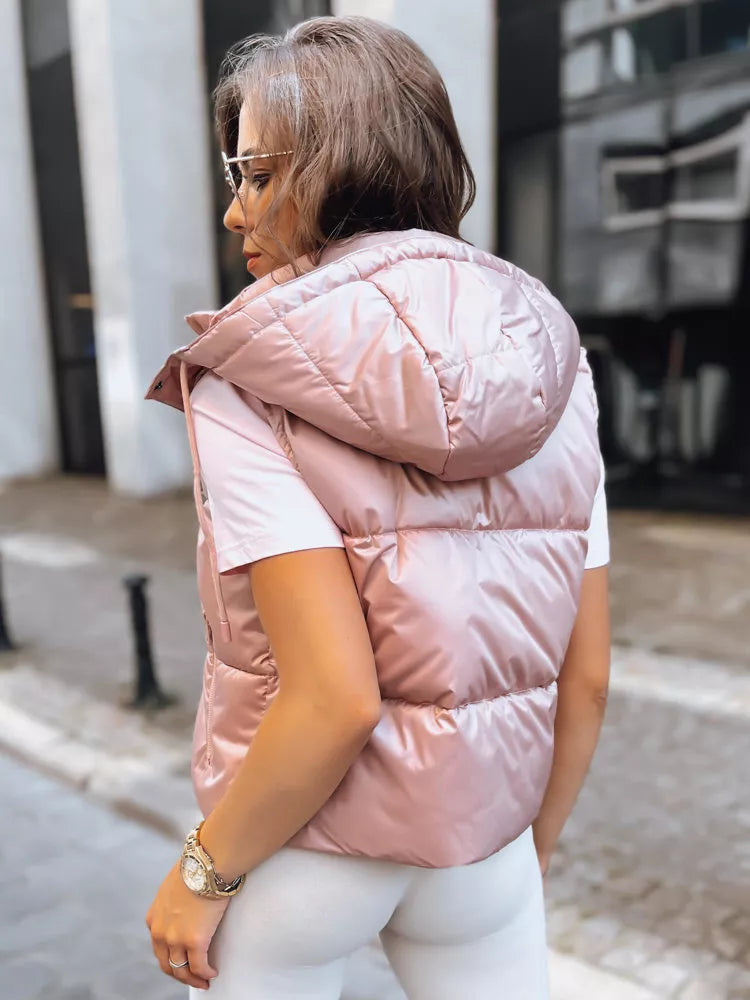 Pink shiny vest Osin
