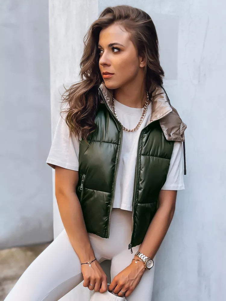 Green shiny vest Osin