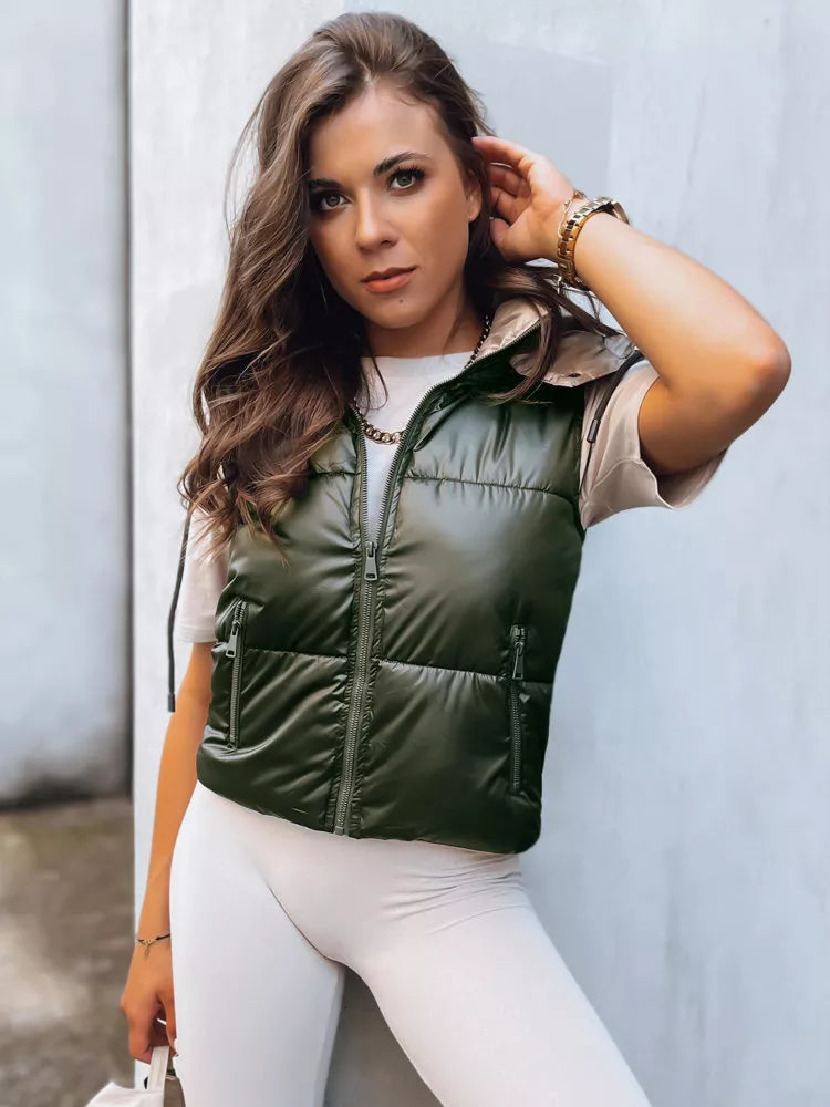 Green shiny vest Osin