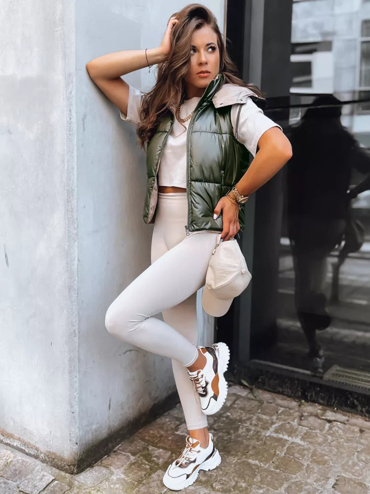 Green shiny vest Osin