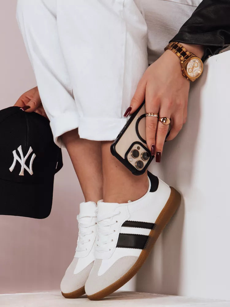 Women's white casual shoes Niti