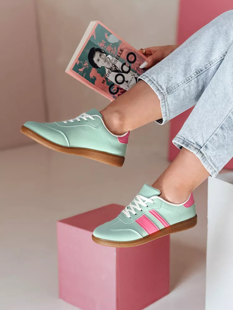 Women's green casual shoes Niti