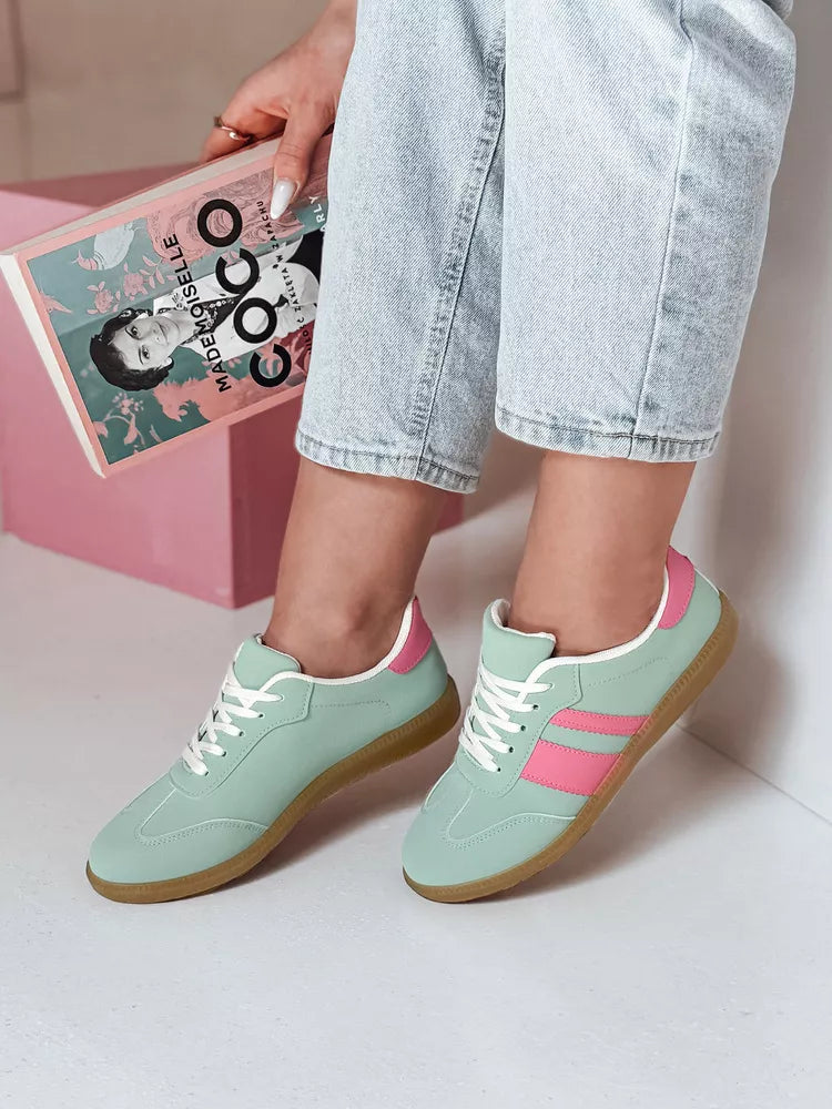 Women's green casual shoes Niti
