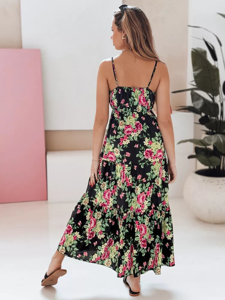 Women's black long dress Missblossy 