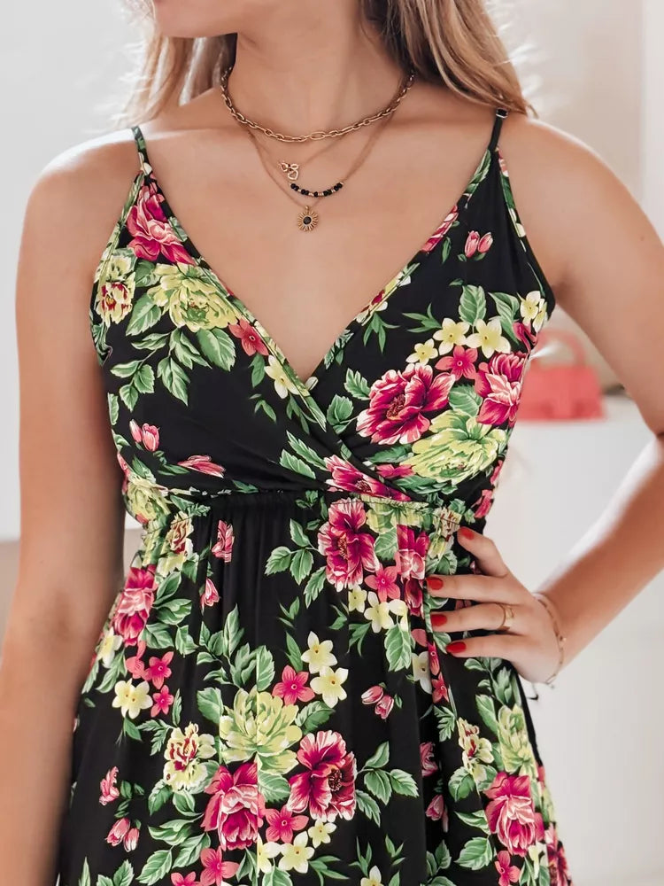 Women's black long dress Missblossy 