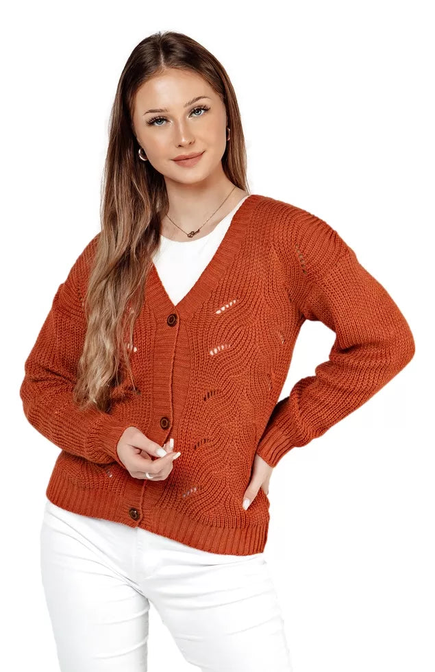 Women's orange sweater Livi