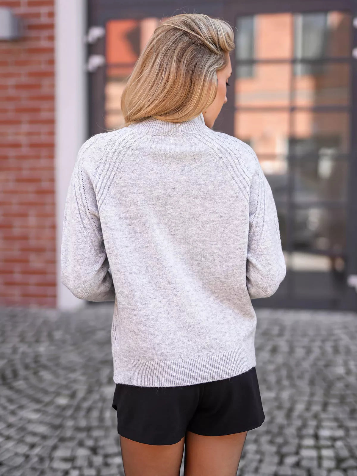 Women's gray sweater Bert