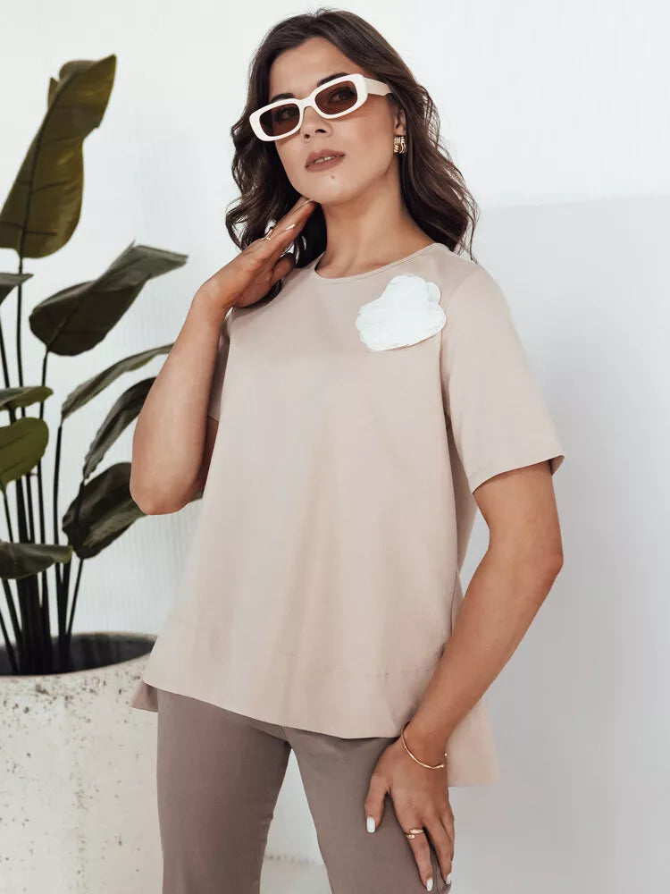 Women's brown T-shirt Binda