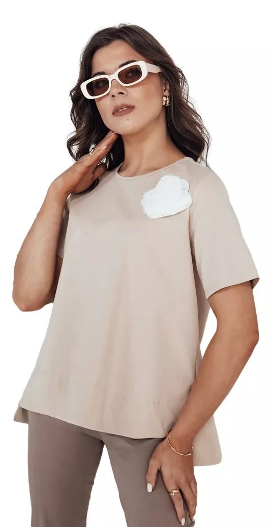 Women's brown T-shirt Binda