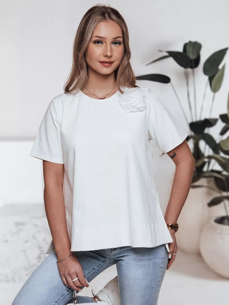 Women's white T-shirt Binda